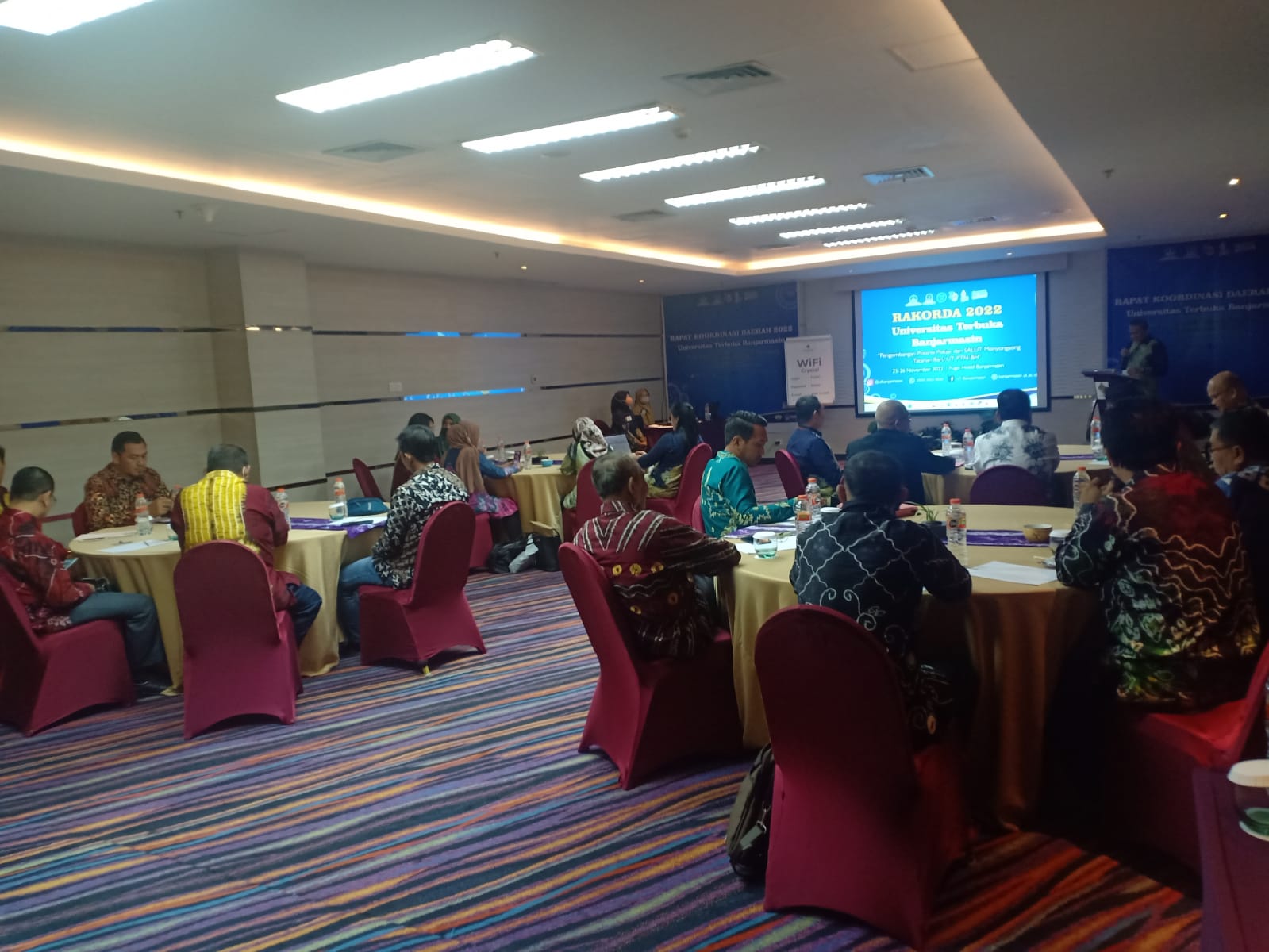 Gelar Rakorda 2022 UT Banjarmasin "Pengembangan Potensi Pokjar dan SALUT Menyongsong Tatanan Baru UT PTN-BH"