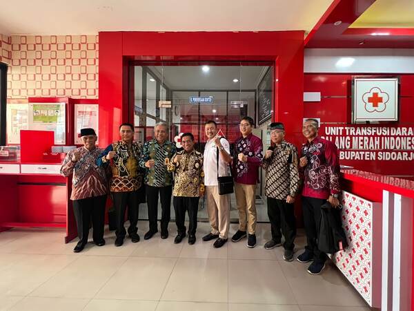 Kunker ke Sidoarjo dan Gresik, PMI Banjarmasin Inginkan Pemko Bantu Alkes dan Gedung