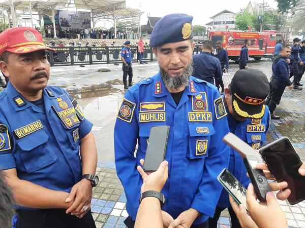Sekretaris Dinas Pemadam Kebakaran dan Penyelamatan Kota Banjarmasin, Mukhlis Ridha.