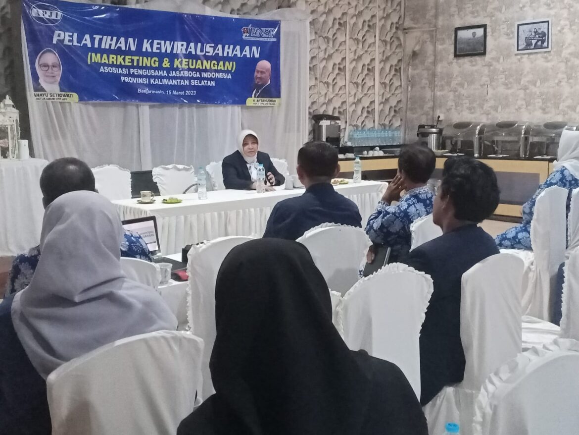 Pelatihan Kewirausahaan APJI di Kota Banjarmasin (foto:afdi)