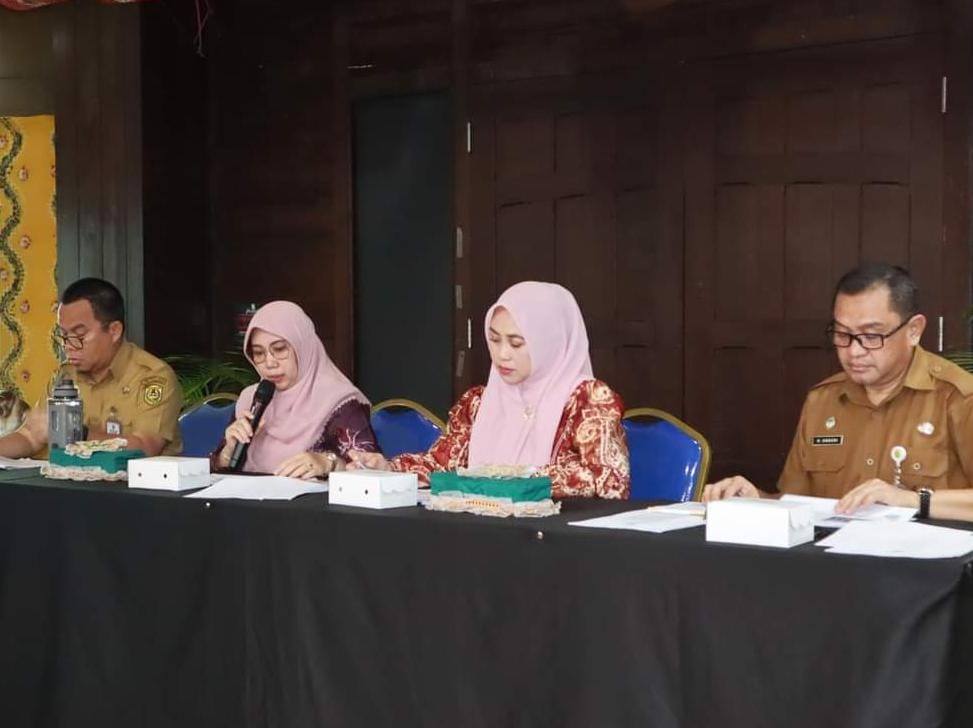 Panitia pelaksana Banjarmasin Sasirangan Festival ke 7 menyampaikan rencana kegiatan.