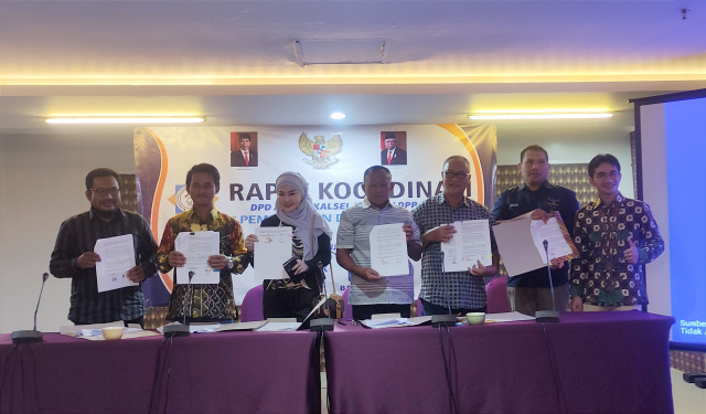 Penandatanganan Kerja Sama (PKS) pembiayaan antara anggota Apersi dengan perbankan (foto:afdi)
