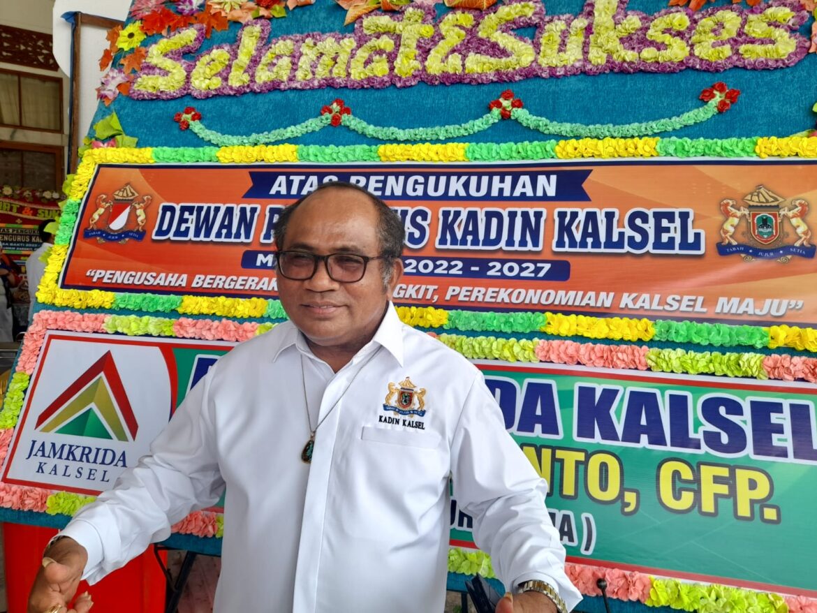 Saut Nathan Samosir Masuk dalam Jajaran Pengurus Kadin Kalsel 2023-2027 (foto:ist)