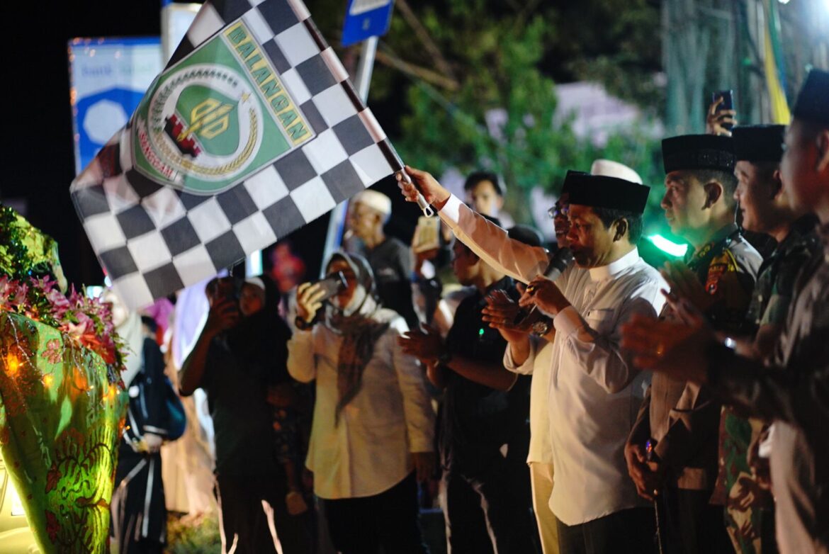 Bupati Balangan Lepas Pawai Takbiran 