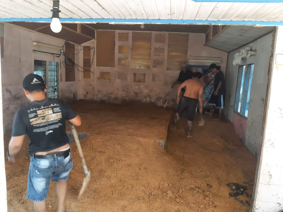 Lokasi rencana pemindahan Makam Mualim Syukur di Gang Mualim Kelurahan Telawang yang sudah disiapkan pihak keluarga.