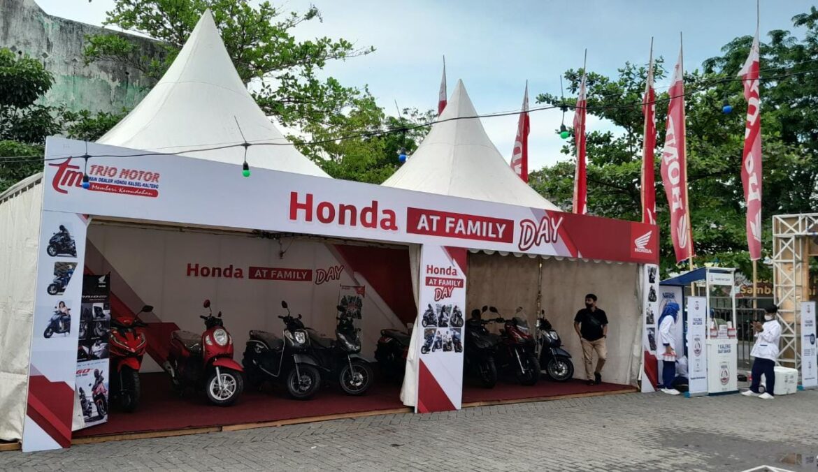 Stand di Lapangan Taman Kamboja Banjarmasin
