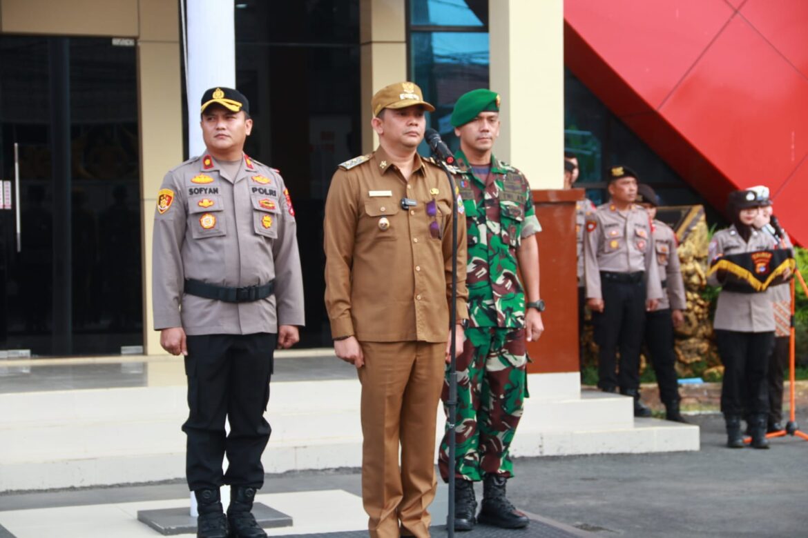Wakil Bupati Kotabaru Pimpin Apel Operasi Ketupat Intan 2023