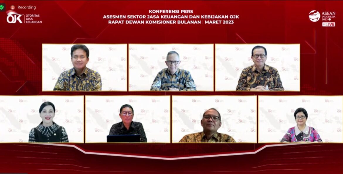 Asesmen Sektor Jasa Keuangan lewat virtual (foto:ist)