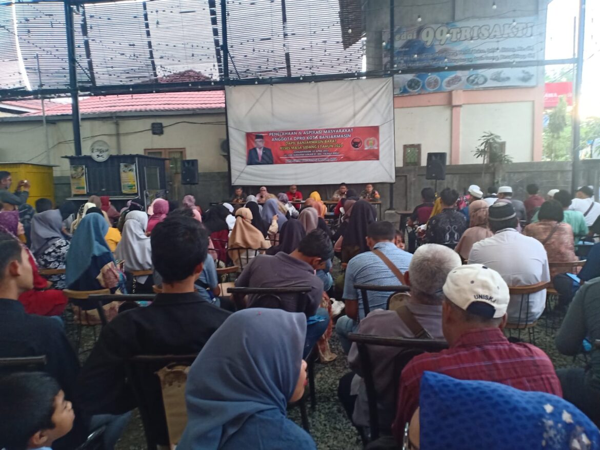 Reses masa sidang I Tahun 2023,, Anggota DPRD Banjarmasin Saut Nathan Samosir (foto:ist)
