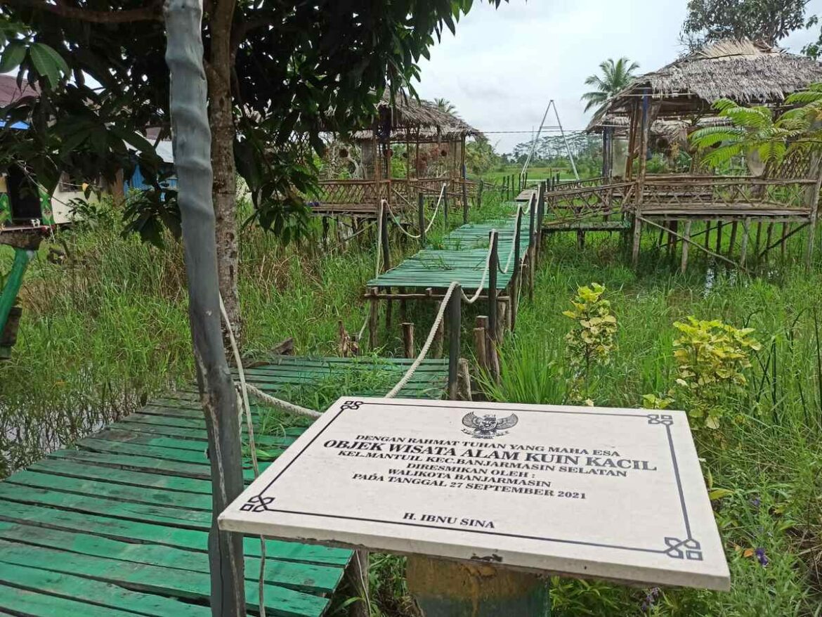 Objek wisata alam di Kuin Kacil yang diresmikan Wali Kota Banjarmasin, Ibnu Sina.