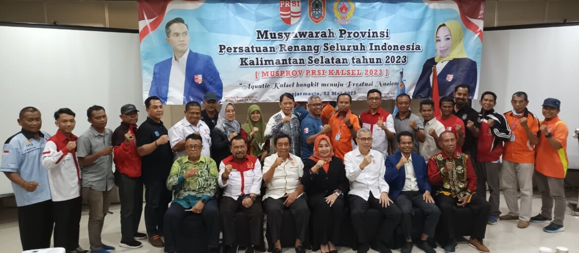 Acara Musyawarah Provinsi (Musprov) PRSI Kalsel, Sabtu (13/5/2023) di Fave Hotel Banjarmasin. (foto: Tolah/brt)
