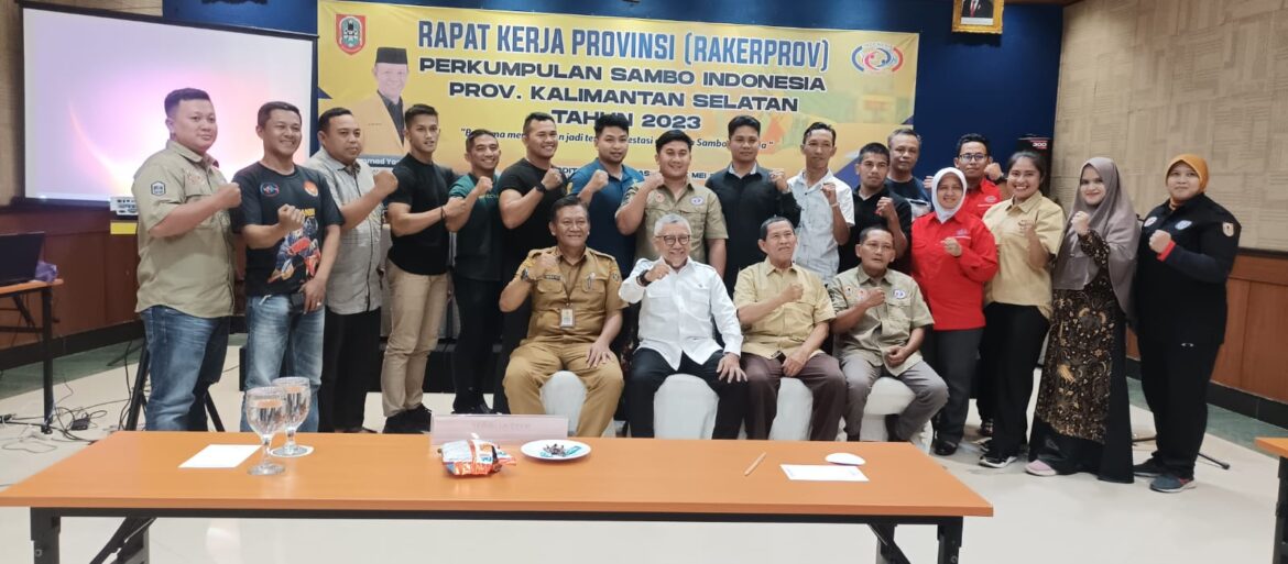 Pengprov Persambi saat menggelar Rakerprov, Selasa (15/5/2024) sampai Rabu (16/5) di Hotel Roditha Banjarmasin. (foto: Tolah/brt)