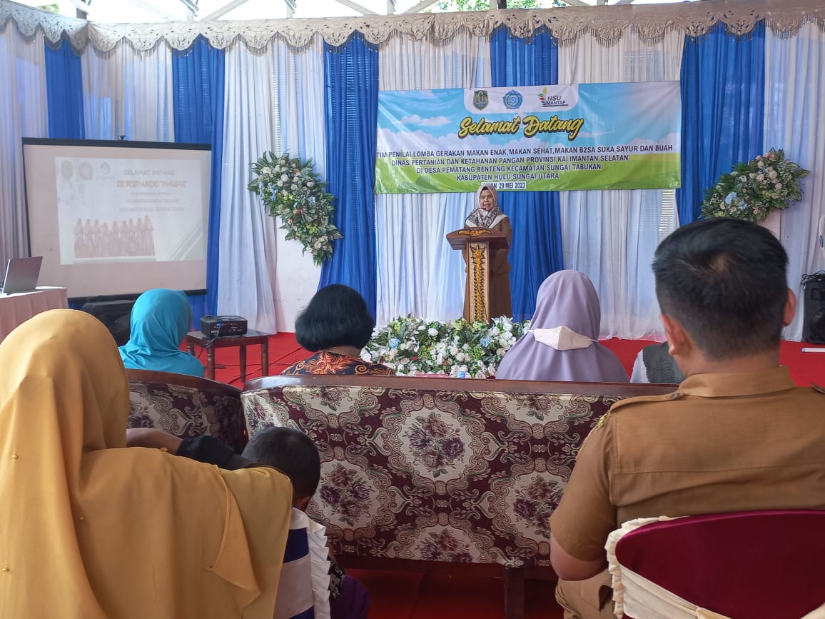 Desa Pematang Benteng Wakili Lomba Gerakan Makan Enak Tingkat Provinsi HSU