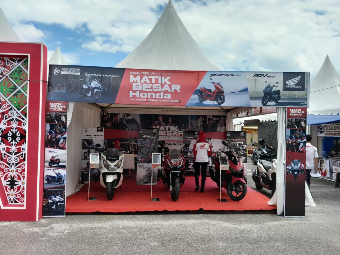 ‘Honda Premium Matic Day’ berlangsung di Arena Pameran Temanggung Tilung Palangkaraya (foto:istimewa)