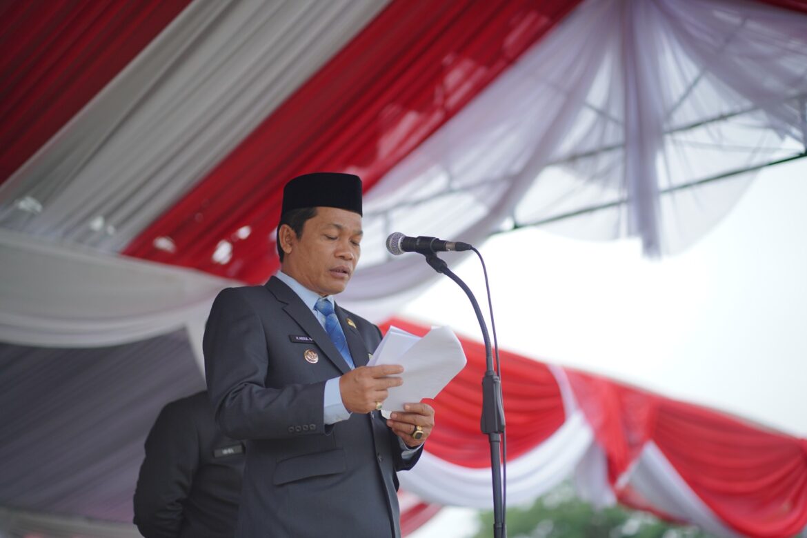 Bupati Balangan Jadi Pembina Upacara Peringatan Hari Lahir Pancasila