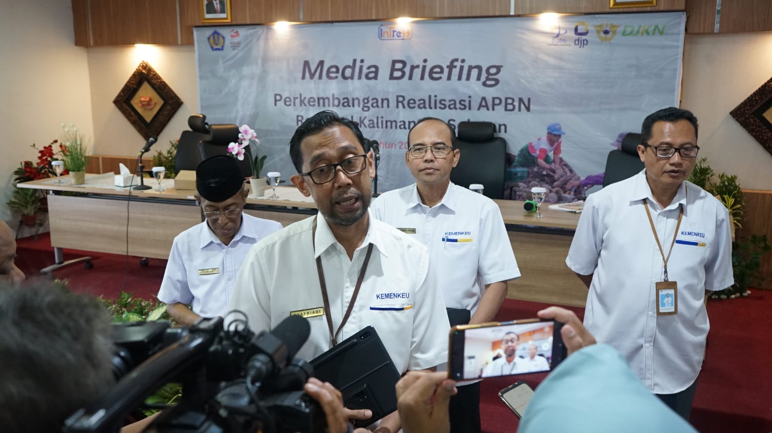 Kepala Kanwil Perbendaharaan Provinsi Kalsel, Syafriadi.