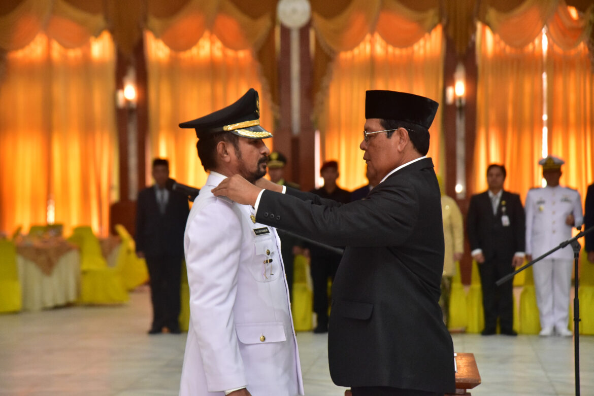 H Zakly Asswan Resmi Dilantik Menjadi Pj Bupati HSU (foto:istimewa)