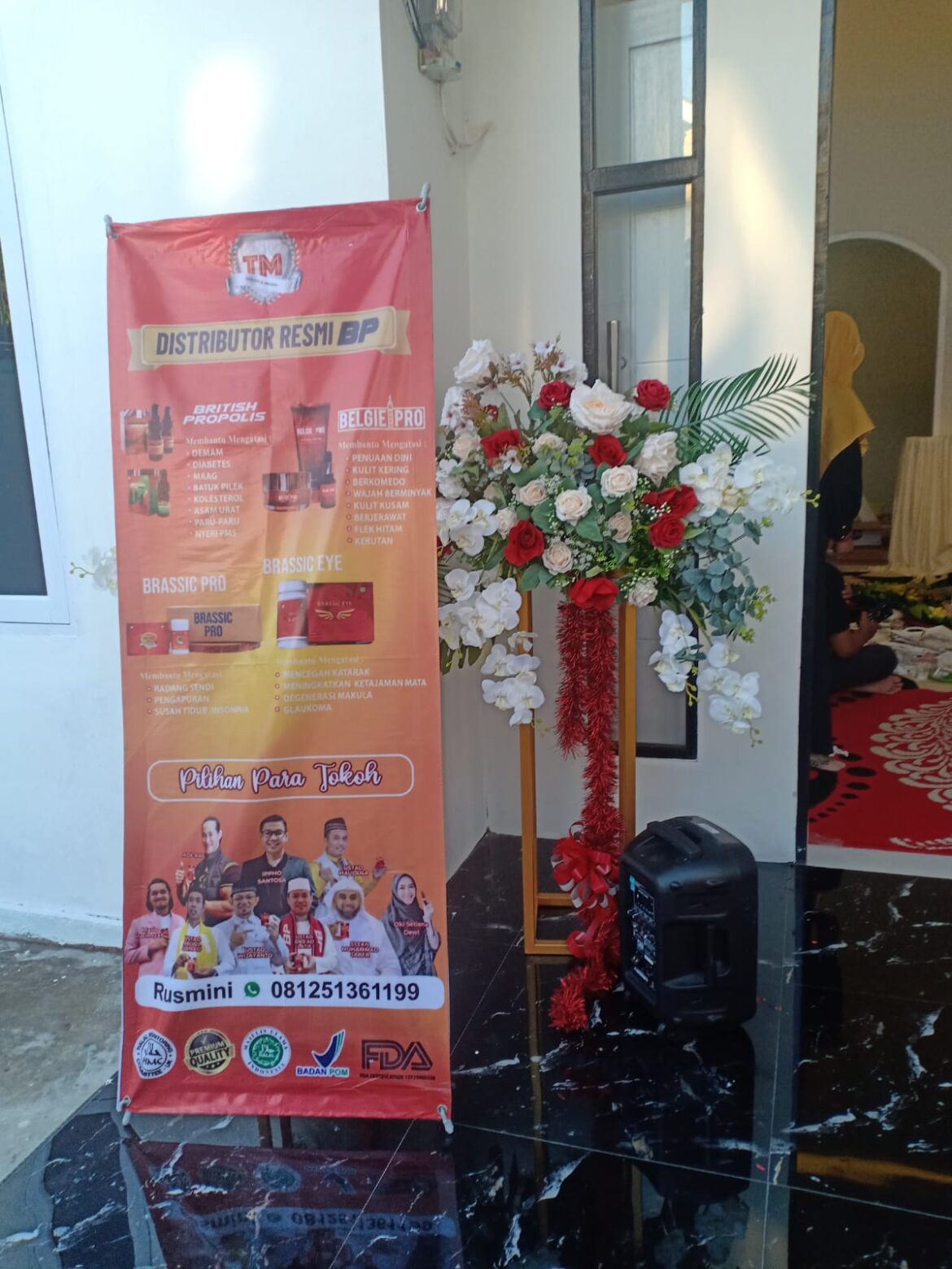 Kantor Distributor Resmi BP Bu Rusmini di Komplek HKSN Permai (foto:istimewa)