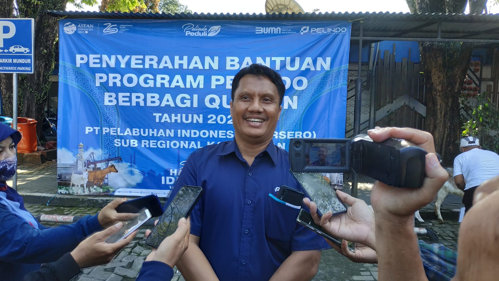 Deputi Manager Umum, Humas dan TJSL PT Pelindo Sub Regional Kalimantan, Suprayogi Sumarkan