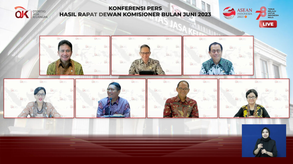 Keterangan Secara Virtual Terkait Kondisi Keuangan di Indonesia (foto:istimewa)