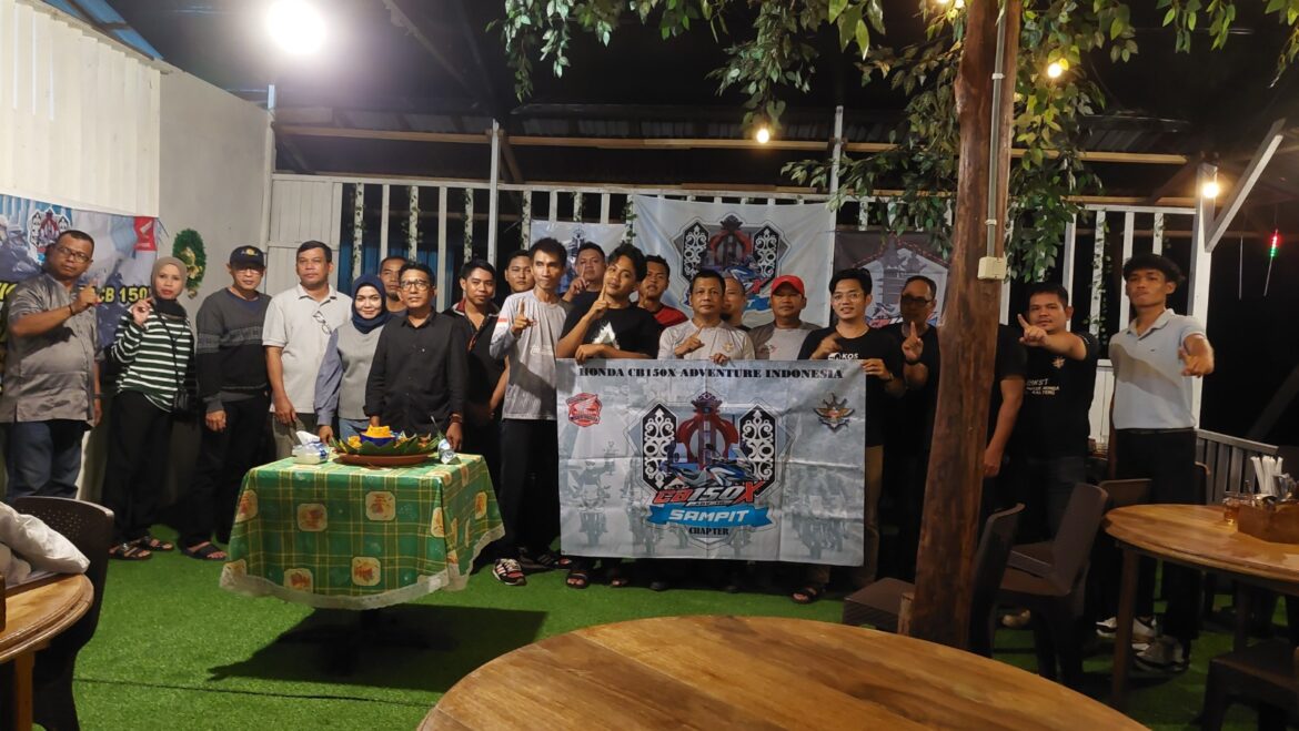Komunitas CB150X Chapter Sampit Deklarasi