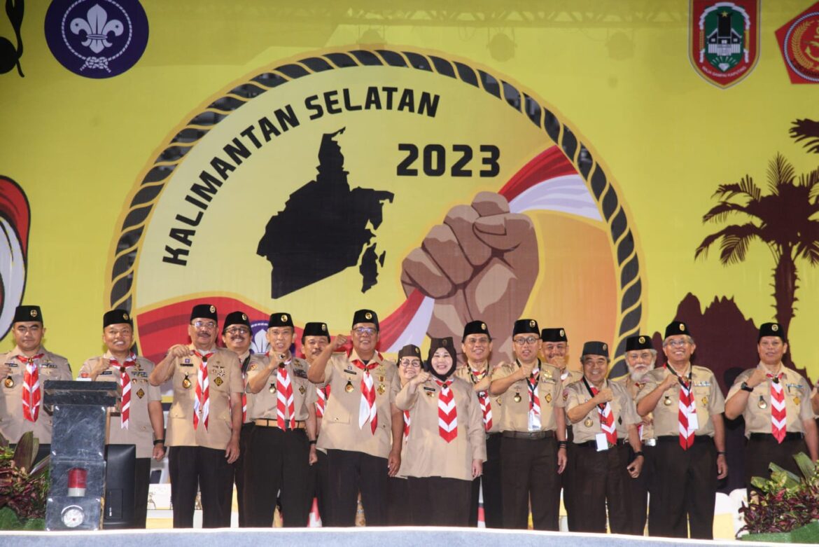 Pembukaan KBN 2023 di Kiram Park Kabupaten Banjar, Senin (10/7/2023) malam.(foto : adpim)