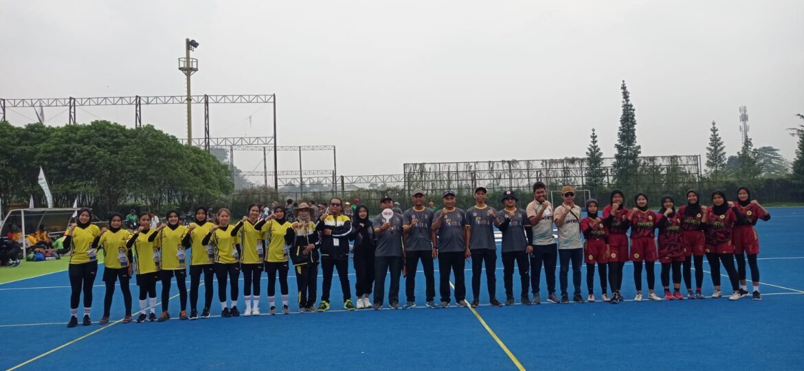 Laga perdana tim Hadang Kalsel pada Fornas VII 2023 di Bandung, Jabar. (foto: ist/brt)