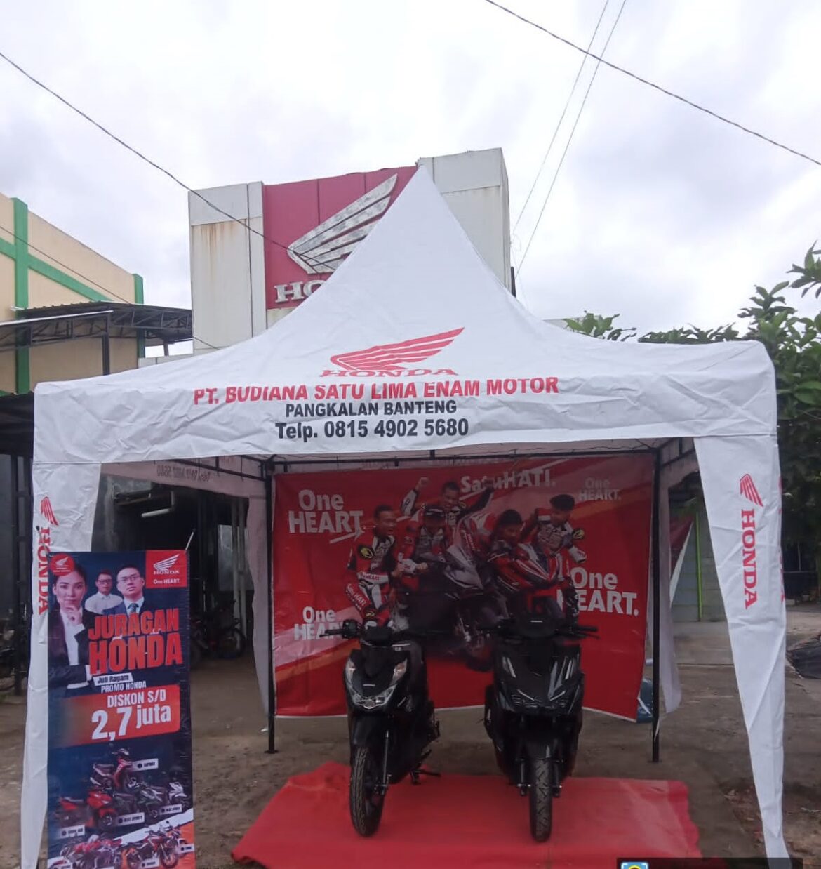 Booth Pameran Dealer Budiana di Kotawaringin Barat (Kobar)