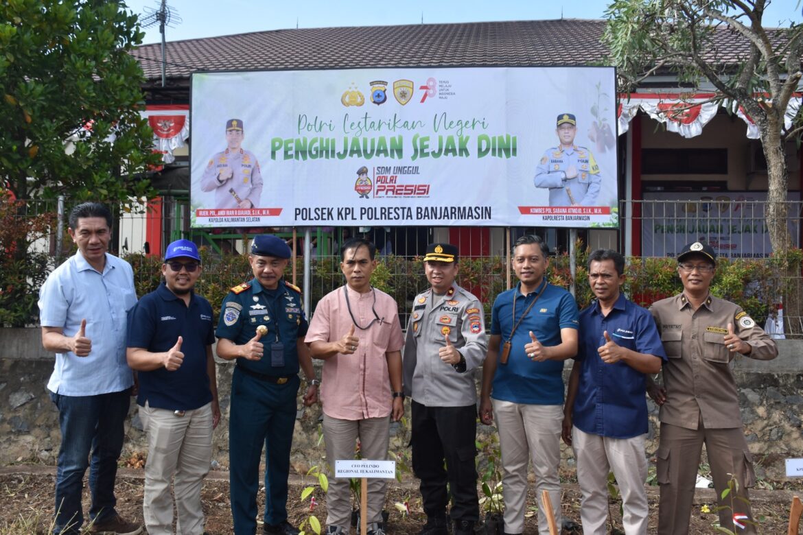 Pelindo bersama Polri dukung kelestarian lingkungan (foto:istimewa)