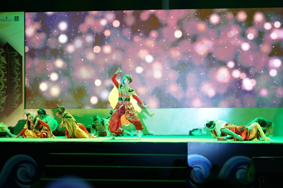 Banjarmasin International Peforming Art di Balai Kota Banjarmasin, Senin (4/9/2023).