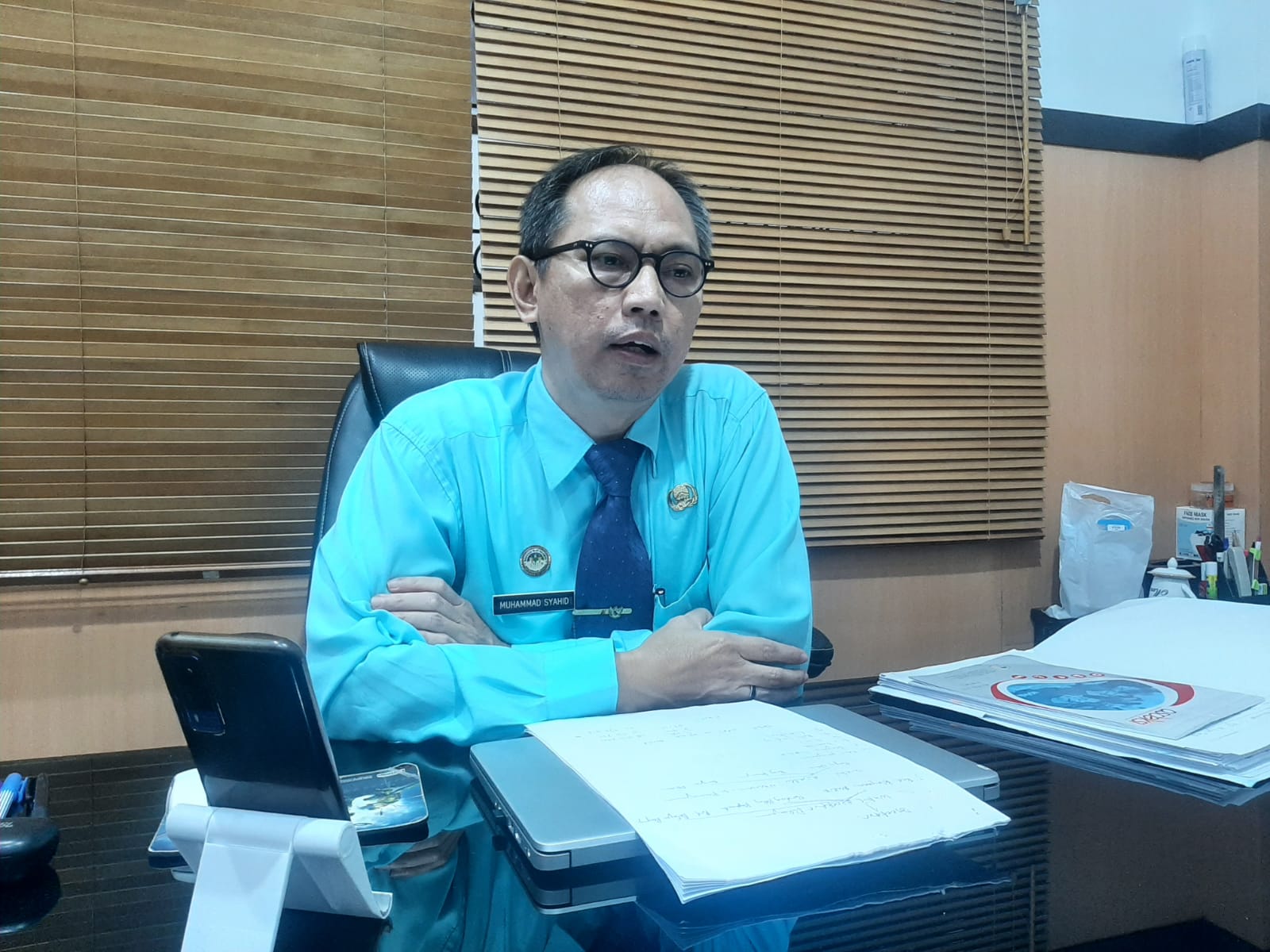 M Syahid, Kabid Pendataan dan penetapan, BPKPAD Kota Banjarmasin.