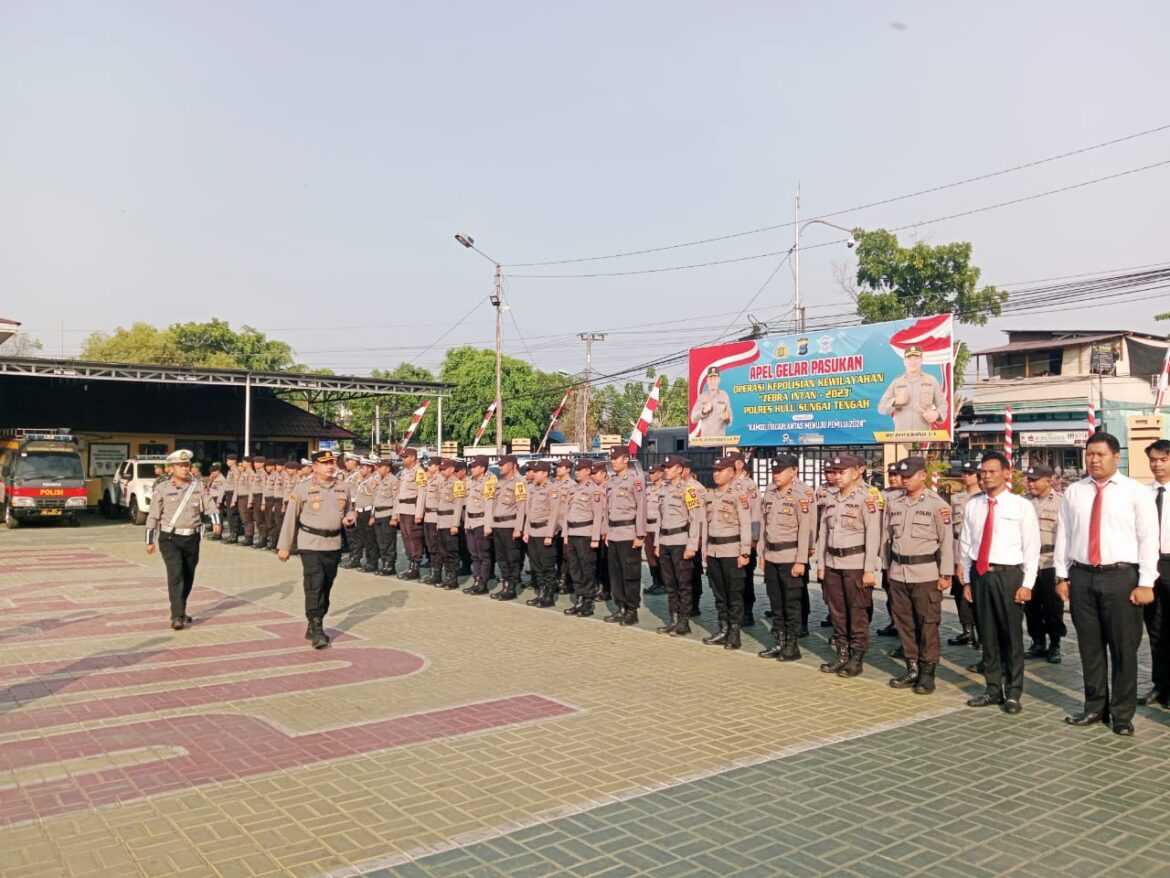 Apel operasi zebra intan di Polres HST