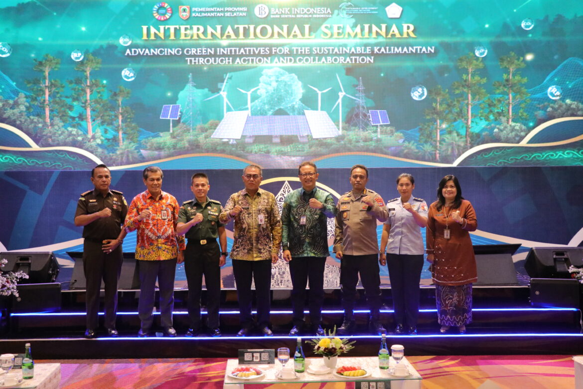BI Kalsel dengan Pemprov Kalsel menggelar kembali seminar International mengusung tema "Advancing Green Initiatives for The Sustainable Kalimantan through Action and Collaboration"(foto:istimewa)