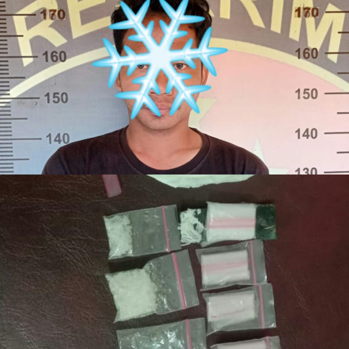 PEMILIK SABU - MI Warga asal Jalan Patimura Banjarmasin Selatan ini kedapatan simoan Sabu-sabu dua paket berat 5,63 Gram di kantongnya, Selasa (18/9/2023) malam. (foto:ist)
