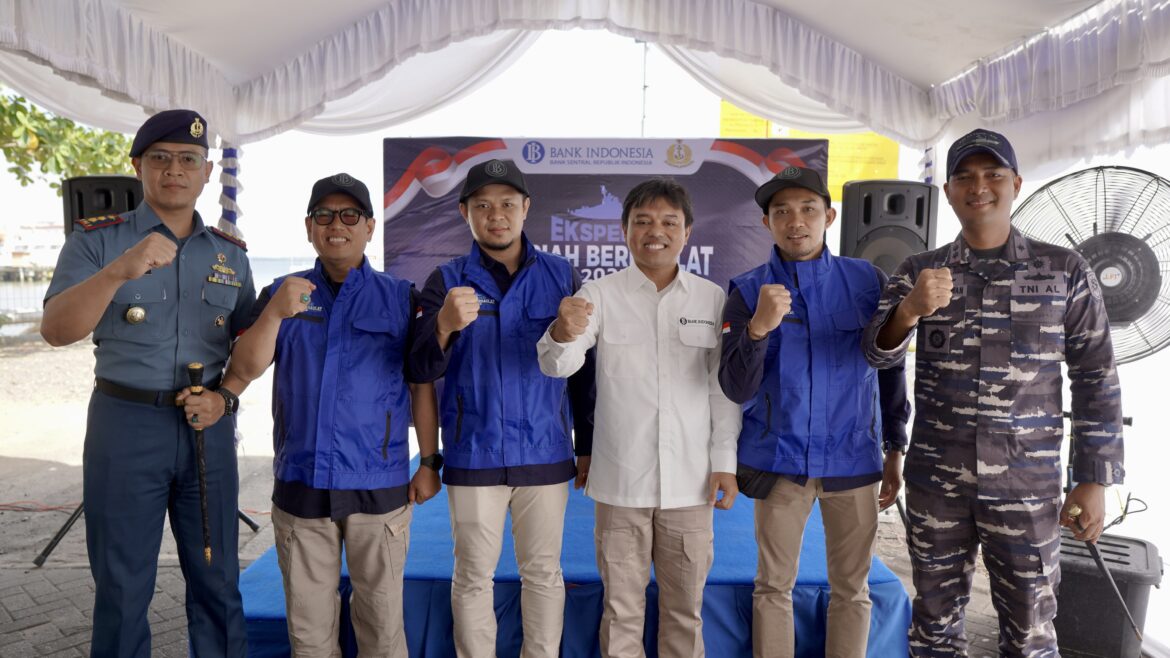 Pelepasan tim Ekspedisi Rupiah Berdaulat (ERB) yang Digelar Bank Indonesia dan TNI AL (foto:istimewa)