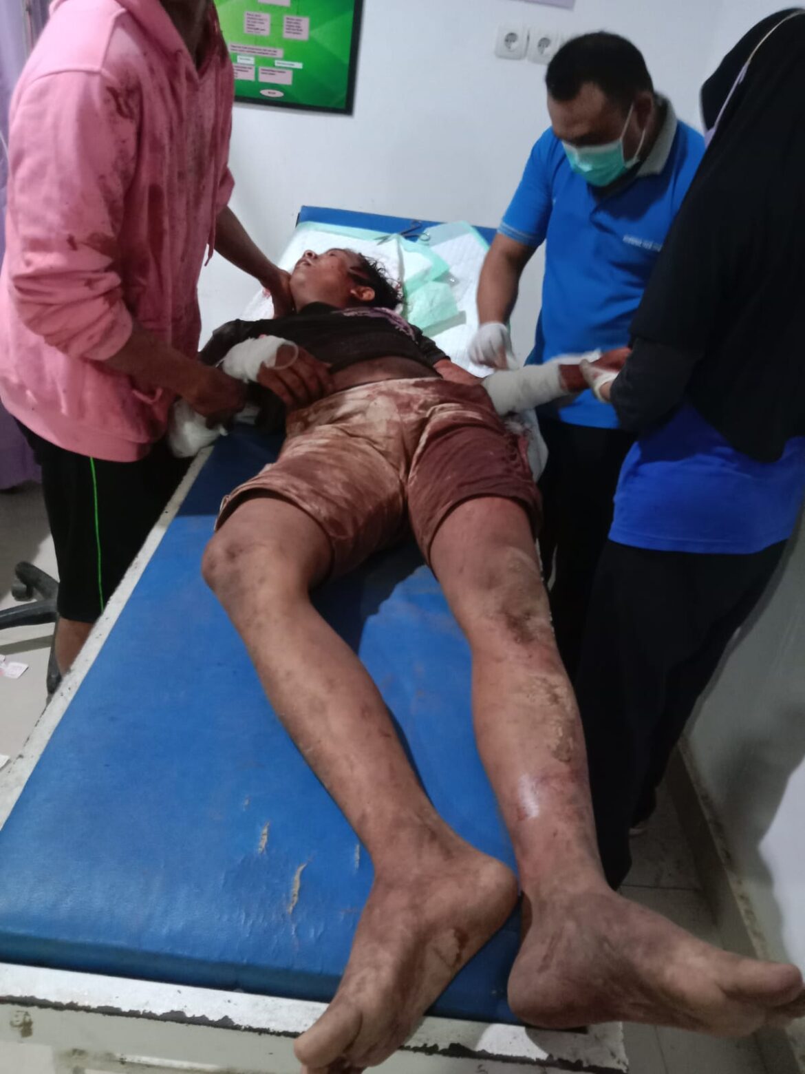 Korban dalam Penanganan Medis (Foto Istimewa)