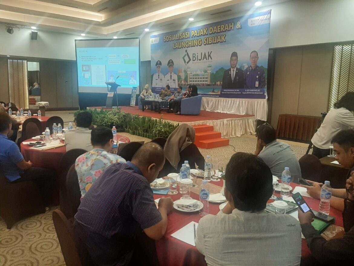Sosialisasi aplikasi Sibijak oleh BPKPAD Kota Banjarmasin.