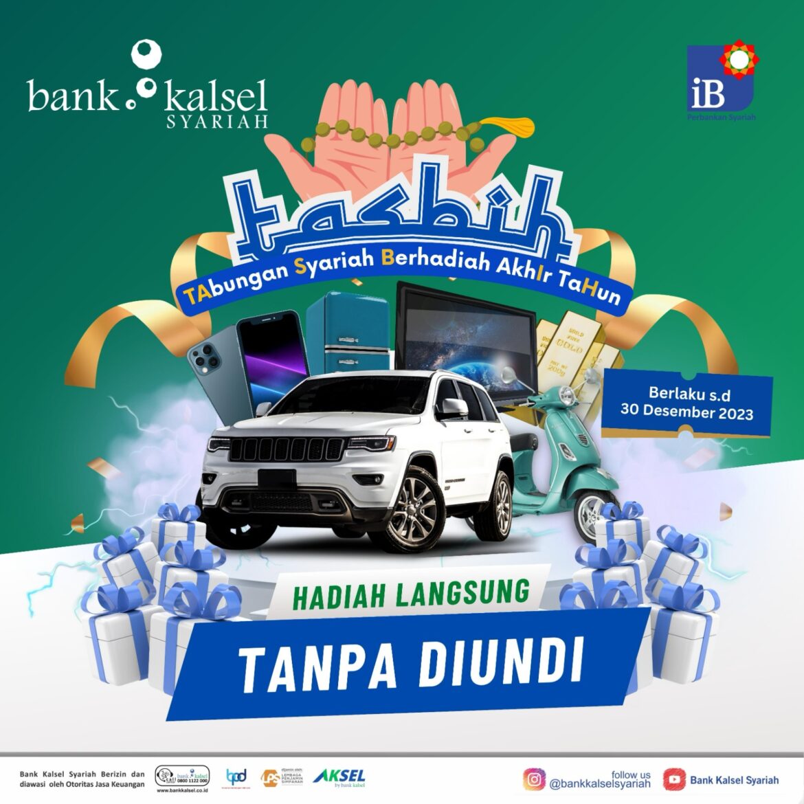 Program 'TASBIH' Bank Kalsel Syariah (foto:istimewa)