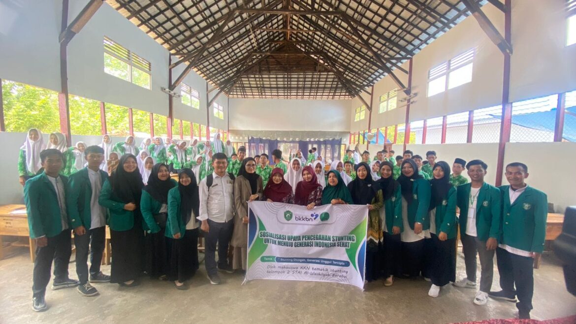 Kegiatan penyuluhan Stunting di Balai Rakyat Kecamatan Batu Benawa Kabupaten Hulu Sungai Tengah
