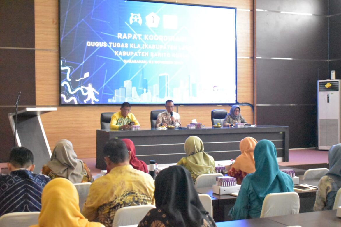 Rapat Koordinasi Gugus Tugas Kota Layak Anak (KLA) Kabuapaten Batola