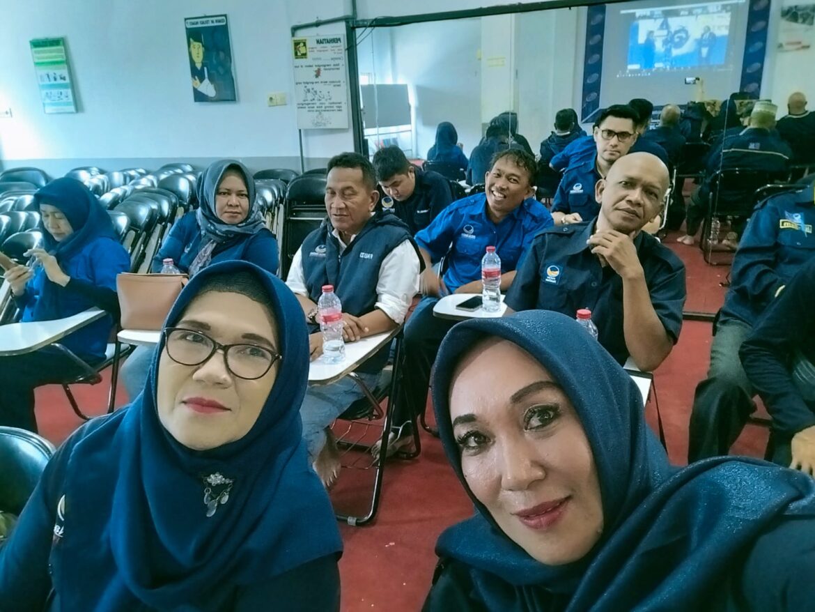 Saat Perayaan HUT ke-12 Partai NasDem di DPD Partai NasDem Banjarmasin (foto:istimewa)