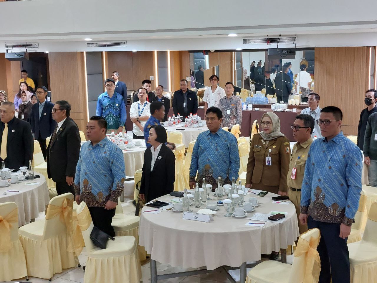 Peserta Musyawarah Daerah ke VII DPD Perhimpunan Hotel dan Restoran Indonesia (PHRI) Provinsi Kalsel, Selasa (19/12/2023) di Hotel Royal Jelita Banjarmasin. (foto ist/brt)