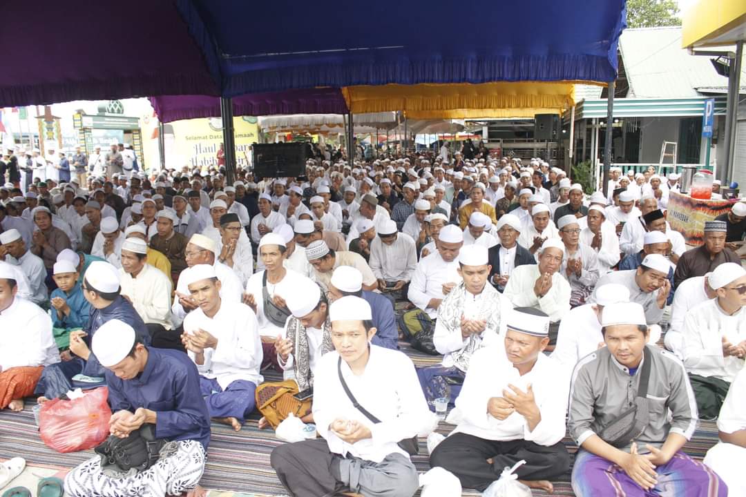 Jemaah haul Habib Basirih ke 77 tahun 2023 di Banjarmasin.