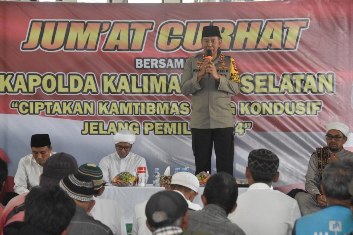 Kapolda Kalsel Irjen Pol Winarto