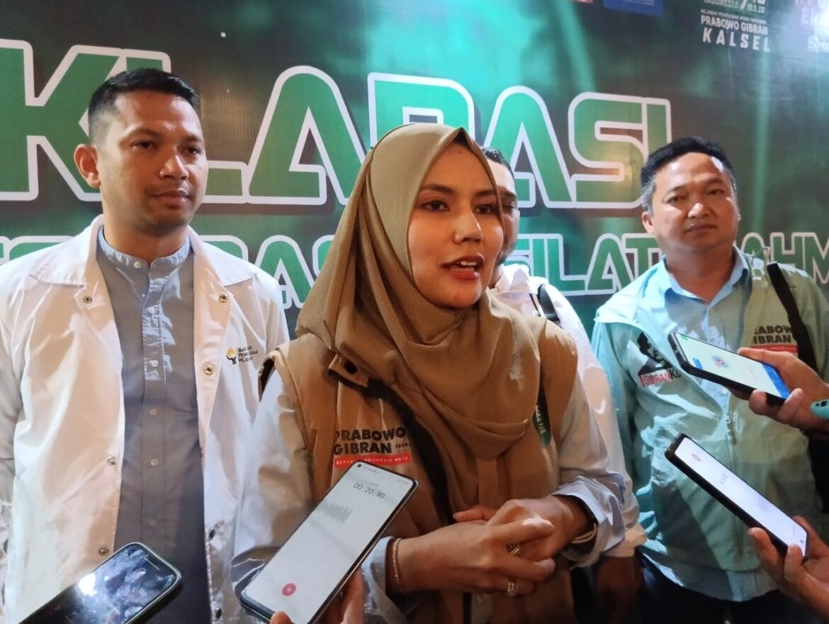 Ketua Umum Relawan Pengusaha Muda Nasional (Repnas) Kalsel Shinta Erdina Deviaranti (Shinta) (foto:barito post)