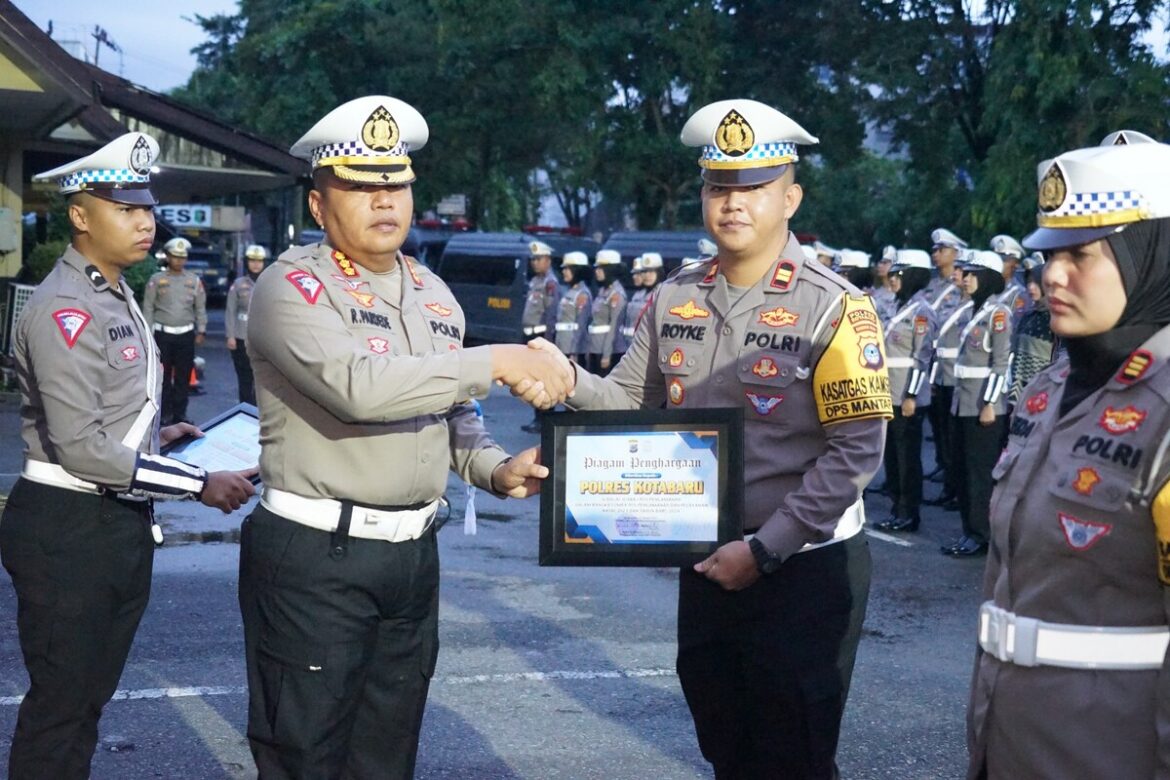 Polres Kotabaru berhasil meraih Juara 1 kategori Pos Pam