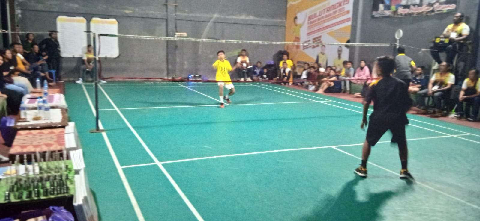Pertandingan Final Turnamen Bulu Tangkis Pj Bupati Batola Cup 2023/2024
