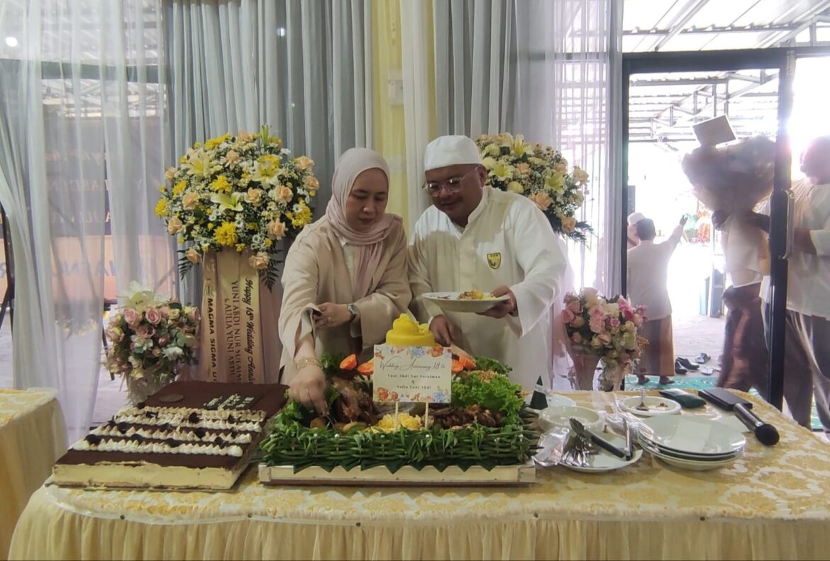 syukuran milad pernikahan Ketua Umum KKB Pusat
