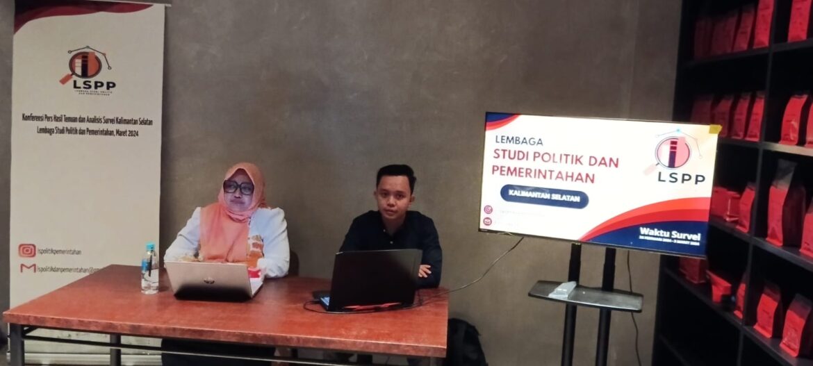 LSPP Menyampaikan Hasil Temuan dalam Survei Elektabilitas Kepala Daerah dan Parpol di Kalsel (foto:barito post)