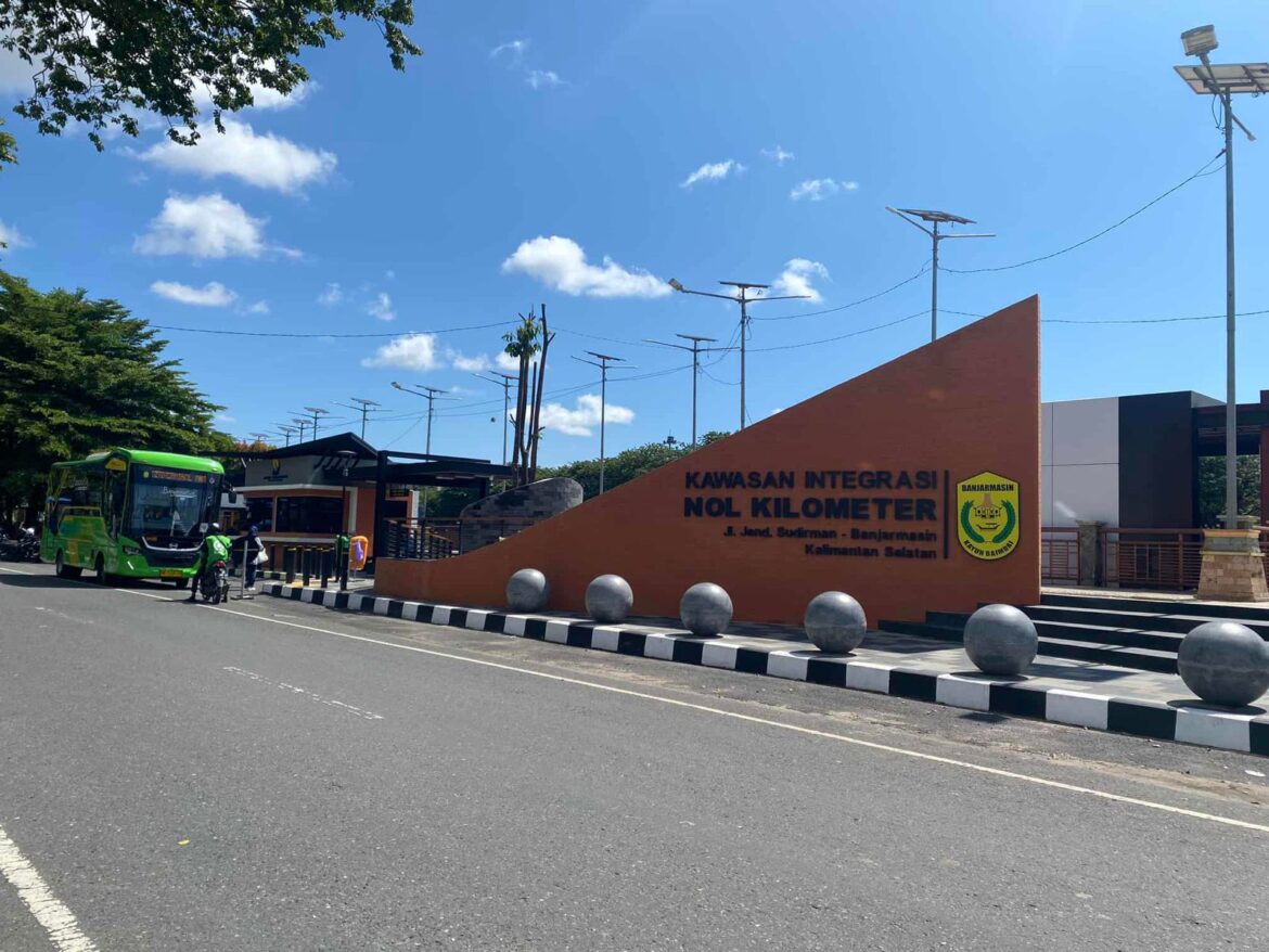 Kawasan integrasi Nol Kilometer di Kota Banjarmasin